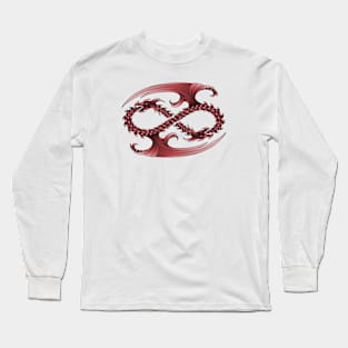 Infinity Dragons Red Long Sleeve T-Shirt